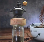 Handmade Crank Maple Wooden Manual Coffee Bean Grinder Grinding Mill 359. Fixed Price $42.29.