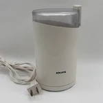 Krups F203 Electric Coffee Spice Grinder With Stainless Steel Blades Tested. Fixed Price $12.20.