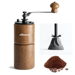 Akirakoki Coffee Grinder Manual Wooden Cast Iron Burr Camping Travel Mill- Brown. Fixed Price $49.99.