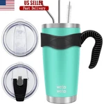 Insulated Travel Mug Double Wall Stainless Steel Coffee Cup Safe Grip Stylish Us. Fixed Price $22.10.