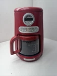 Kitchenaid 10-CUP Programmable Coffee Maker KCM511ER-1 Red Working Tested. Fixed Price $29.99.