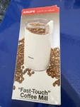Krups Fast Touch Coffee Bean Spice Mill Grinder White With Box. Fixed Price $12.99.