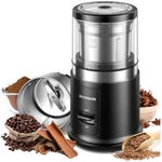 Electric Coffee Bean Grinder Stainless Steel Bowl, Black. Fixed Price $49.59.