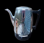 Mcm General Electric 16P12 Percolator Coffee Pot Chrome No Glass, Cord 59 -63. Fixed Price $29.99.
