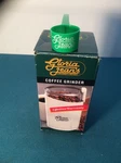 Gloria Jean's Gourmet Coffees Electric Grinder White With Scoop. Fixed Price $25.99.