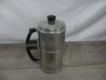 Vintage Wear-ever Aluminum Percolator Coffee Pot Stovetop Maker 8 Cup No. 3044. Fixed Price $34.95.