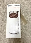 Braun Ksm 2 Aromatic Coffee Grinder White Electric New. Fixed Price $58.00.
