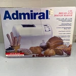 Nos Admiral Bread & Dough Maker Dual Blade 2.5LB Loaf Machine Vintage. Fixed Price $239.20.