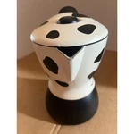 Bialetti Mukka Express 2 Cups Cappuccino Maker Made Italy Cow Print.. Fixed Price $29.99.