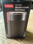 Bodum 11160-01TG-3 Bistro Scandanavian Design Electric Coffee Grinder Black. Fixed Price $25.00.