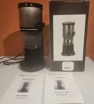 Pre-owned Technivorm Moccamaster KM4 Tt Grinder, 14 Oz, Polished Silver Finish. Fixed Price $89.00.