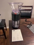 Bodum Bistro Conical Burr Electric Coffee Grinder Black. Fixed Price $30.00.