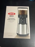 Brand New Oxo Brew Conical Burr Coffee Grinder Stainless Steel One Touch Silver. Fixed Price $100.00.