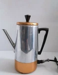 Vtg Mirror-matic Electric Percolator Cup Gold Colored Trim M-0179-92. Fixed Price $32.00.