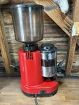 Gino Rossi Rosito Bisani RR45 Espresso / Coffee Grinder( Vintage Italian) Red. Fixed Price $180.00.