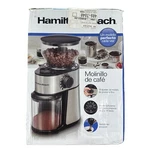 Hamilton Beach Black/silver Stainless Steel 14 Cups Coffee Grinder. Fixed Price $28.99.
