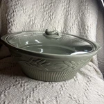 Olive Sage Green Rival Slow Cooker Stoneware Insert + Lid SCE500 Qt Oval Large. Fixed Price $30.00.