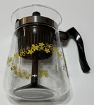 Cory 8 Cup Glass Percolator Carafe Vintage Butterfly Gold Spring Blossom Flower. Fixed Price $57.97.