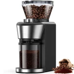Conical Burr Coffee Grinder With 35-POSITION For 2-12 Cup, Anti-static, Double. Fixed Price $240.97.