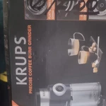 Krups GX550850 Precise Burr Grinder, 12 Settings, Large Capacity, Black. Fixed Price $42.50.