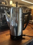 Sunbeam Oster Stainless Percolator 12 Cup Coffee Maker Complete Tested Presto. Fixed Price $50.00.