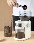 Boly Flat Burr Coffee Grinder, White Color / New. Fixed Price $34.99.
