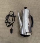 Sunbeam Coffeemaster Electric Percolator Retro Mod Stainless Steel With Cord. Fixed Price $30.00.