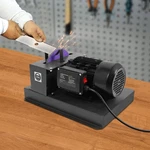 500W Black Rectangular Electric Corded Lawn Mower Blade Sharpener With Sandpaper. Fixed Price $195.22.