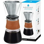 Grosche Amsterdam Glass Pour Over Coffee Maker Single Cup Dripper & Steel F.... Fixed Price $35.00.