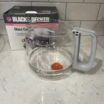 Black&decker Glass Carafe 10 Cup Fits DCM903WH Drip Coffeemaker No Lid. Fixed Price $14.99.