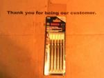 1 Package Of Bosch Part # T237X T-shank Jig Saw Blades For Wood 5 In. Fixed Price $7.99.