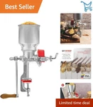 Cast Iron Grain Mill High Hopper Manual Grinder For Corn And Coffee. Fixed Price $76.98.