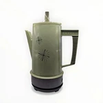 Vintage Regal Poly Perk 7508 Avocado Green Atomic Coffee Percolator Works Mcm. Fixed Price $39.00.