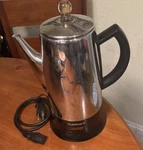 Cuisinart Classic Cup Stainless Coffee Percolator Ready Light Model PRC-12. Fixed Price $29.95.