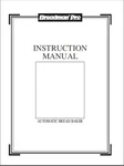 Breadman Machine Manual TR2700, TR2828G, TR3000, TR4000, BK1060BC TR555LC. Fixed Price $21.99.