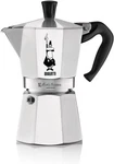 Bialetti Moka Express Iconic Italian Stovetop Espresso Maker Silver, 6 Cups. Fixed Price $35.25.