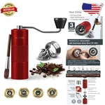 Effortless Manual Coffee Bean Grinder Stainless Steel Burr Dual Bearing. Fixed Price $125.99.