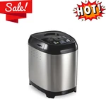 Hamilton Beach 2 Lb Bread Maker Machine Artisan Dough 14 Settings Black Stainles. Fixed Price $109.99.