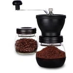 Manual Coffee Bean Grinder With Ceramic Burr, Hand Mill Small. Fixed Price $19.99.