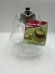 Medelco Glass One All 12 Cup Stove Top Whistling Tea Kettle Brand New Sealed. Fixed Price $18.00.