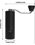 Timemore Chestnut Manual Coffee Grinderportable Burr (black) Open Box. Fixed Price $59.99.