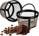 2PC Reusable Gold Mesh Coffee Filter Basket 4-5 Cup Permanent Replacement Handle. Fixed Price $11.50.