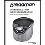 Breadman TR875 Maker Machine Instruction Manual(only!) 64 Pages. Fixed Price $16.50.