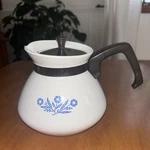 1966-1969 Vtg Corning Ware Blue Cornflower Stove Top Cup Coffee/tea Pot. Fixed Price $40.00.