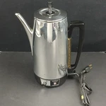 Vintage Westinghouse Coffee Maker 10 Cup Percolator HP37-1 Complete Works. Fixed Price $78.95.