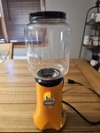 Kitchen Aid KCG200TG Coffee Grinder Orange Base **no Blades**. Fixed Price $150.00.