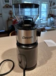 Decen Burr Coffee Grinder Espresso Drip French W/ Hopper & Bin. Fixed Price $29.99.