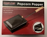 New Chef Campsite Popcorn Popper Wood Handle Campfire Stove Camping Fun. Fixed Price $29.99.