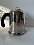 Faberware Stove Top Percolator Coffee Pot Maker Stainless Steel 8 Cup-clean !. Fixed Price $35.00.