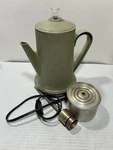 Vintage 1972 West Bend Cup Coffee Percolator Electric Avocado Green Works. Fixed Price $24.99.